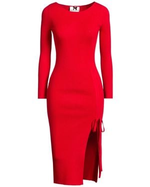 No Secrets Midi-Kleid - Rot