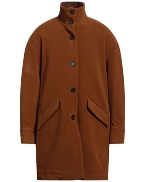 Massimo Alba Coat Wool - Brown