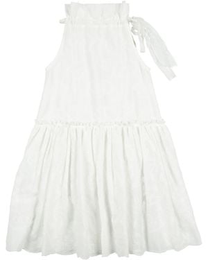 MaDilly Kids' Dress Cotton - White