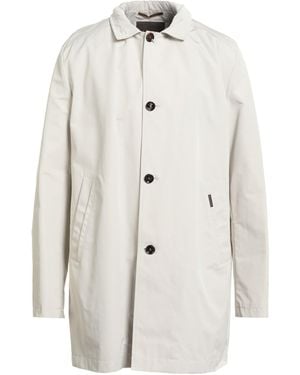 Moorer Overcoat & Trench Coat Cotton, Polyester - White