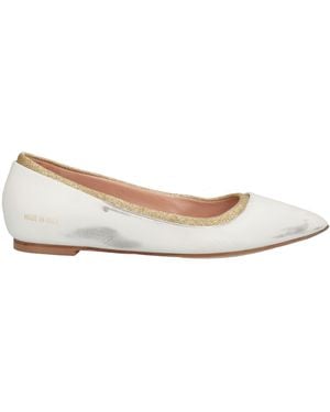 HIDNANDER Ballet Flats - White