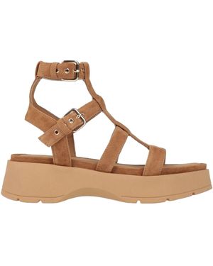 Bruno Premi Camel Sandals Leather - Brown