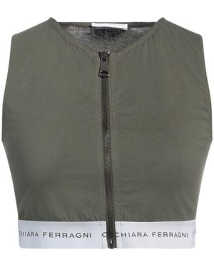 Chiara Ferragni Top Cotton - Gray