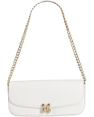 McQueen Shoulder Bag Leather - Natural
