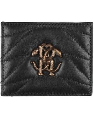 Roberto Cavalli Cardholder Leather - Black