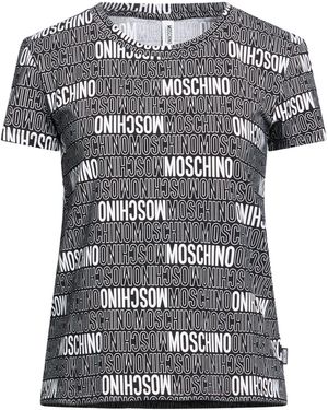Moschino T-Shirt Cotton, Elastane - Gray