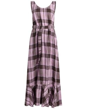 KENZO Maxi Dress Linen - Purple