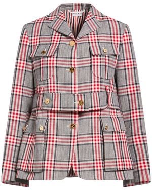 Thom Browne Jacket Wool - Red