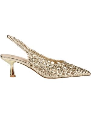 Exe' Court Shoes - Metallic