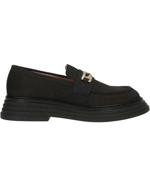 Pollini Loafers Leather - Black