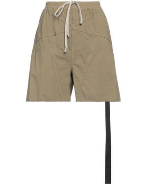 Rick Owens Military Shorts & Bermuda Shorts Cotton, Elastane - Natural