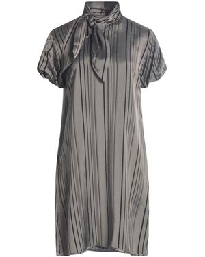 Grifoni Mini Dress Cupro - Grey