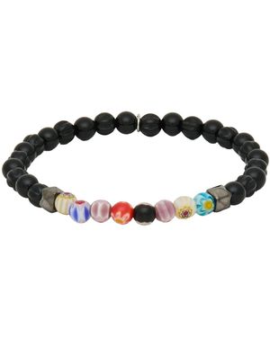 Tateossian Bracelet Plastic - Black