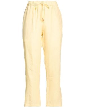 Le Tricot Perugia Pants Linen - Yellow
