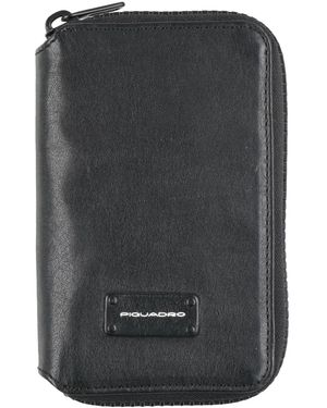 Piquadro Wallet Bovine Leather - Black