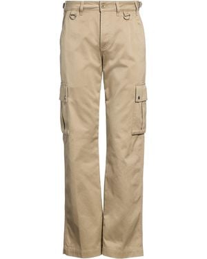 Celine Khaki Trousers Cotton - Natural