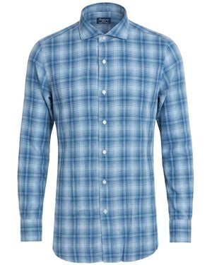 Finamore 1925 Shirt Cotton - Blue