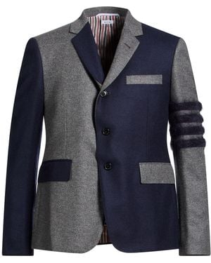 Thom Browne Blazer Wool - Blue