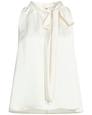 HUGO Top Recycled Polyester, Polyester - White