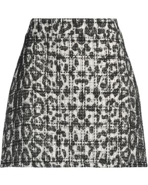 Gaelle Paris Mini Skirt Acrylic, Polyester, Viscose, Cotton, Metallic Fiber - Gray