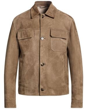 Lardini Jacket Goat Skin - Brown