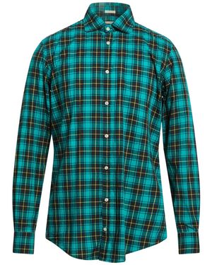 Massimo Alba Emerald Shirt Cotton - Blue