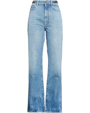 Rabanne Pantalon En Jean - Bleu