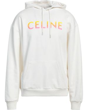 Celine Sweatshirt Cotton, Elastane - White