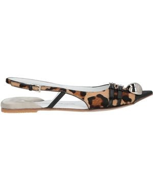 Dove Nuotano Gli Squali Ballet Flats - White