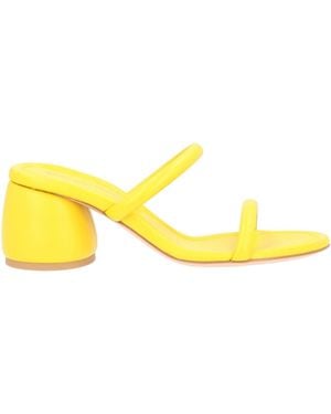 Gianvito Rossi Sandals Leather - Yellow