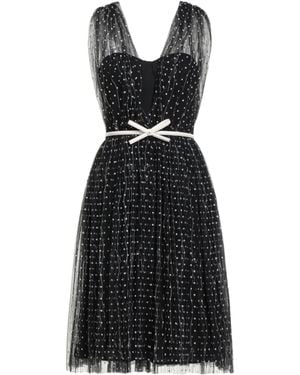 Elisabetta Franchi Midi Dress - Black
