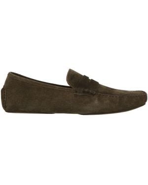 Testoni Military Loafers Leather - Green