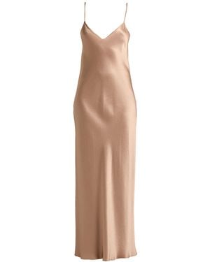 Antonelli Maxi Dress Acetate, Silk - Natural