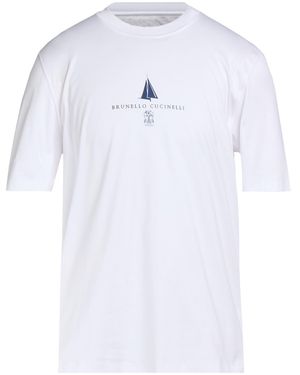 Brunello Cucinelli T-Shirt Cotton - White