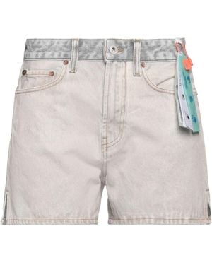 Off-White c/o Virgil Abloh Denim Shorts - Grey
