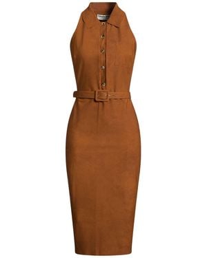 La Petite Robe Di Chiara Boni Midi Dress - Brown