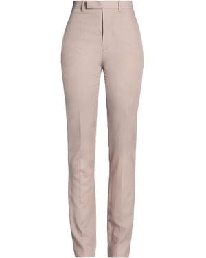Rick Owens Pants Virgin Wool - Natural