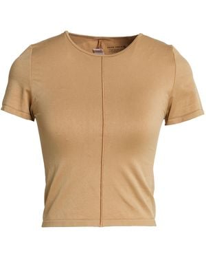 GOOD AMERICAN Sand T-Shirt Polyamide, Elastane - Natural