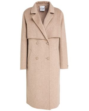 GRETHA Milano Manteau Long - Neutre