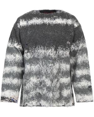 VITELLI Charcoal Jumper Wool, Polyamide, Polyester, Silk, Cotton - Grey