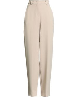 hinnominate Pants Polyester, Elastane - Natural