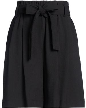 Jucca Shorts & Bermuda Shorts Viscose, Polyester, Elastane - Black