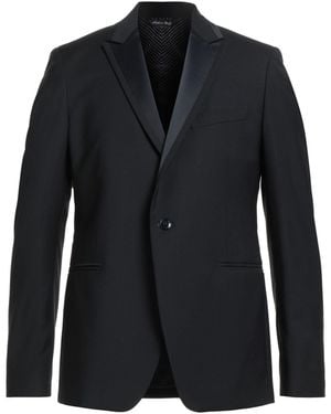 Brian Dales Midnight Blazer Polyester, Wool, Viscose, Elastane - Black