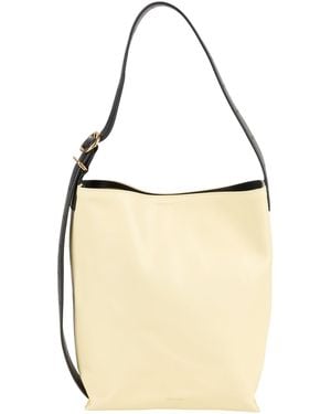 Jil Sander Cross-Body Bag Cow Leather - Natural