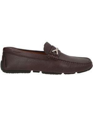 Bally Dark Loafers Leather - Brown