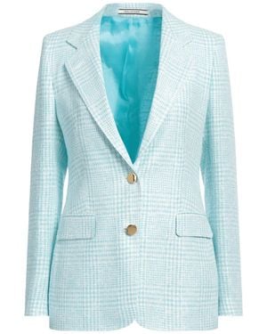 Tagliatore 0205 Blazer Viscose, Cotton, Acrylic, Polyamide - Blue