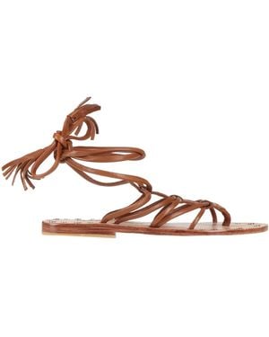 Claris Virot Thong Sandal - Brown