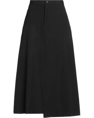 ワンピース COMME DES GARCONS Women Mid Skirts GLO019W23 1 BLACK Comme des Garçons // BLACK Black Pleated Midi Skirt – VSP