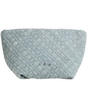 IRO Light Handbag Cotton, Lambskin - Blue