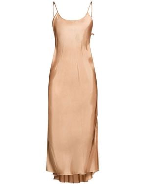 Masnada Midi Dress Viscose - White